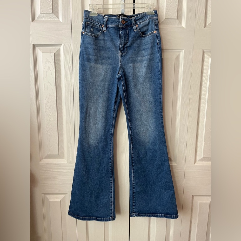 Elegant Denim Flare Jeans for Women